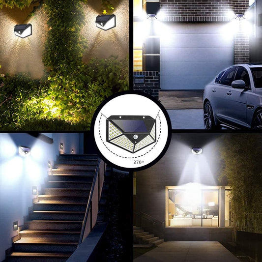 Solcellsdriven vägglampa