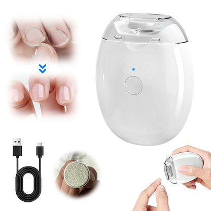 🔥 50 % RABATT! ✨ Automatisk nagelfil – 3 justerbara hastigheter, tyst, inbyggd LED-lampa för precisionsvård 💅✨