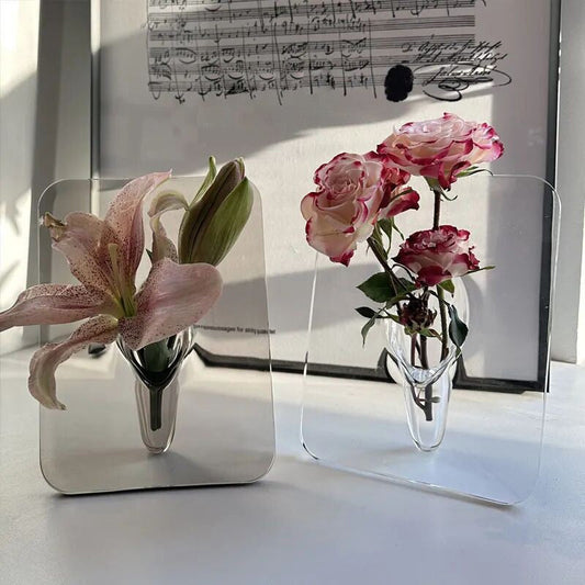 💐 50% RABATT!✨Estetik i nordisk stil Elegant Ins Fotoramme Vas