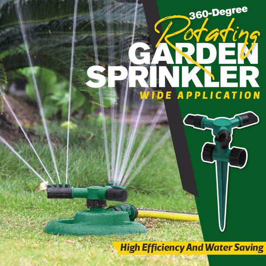 💦 NU 50% RABATT HALVA PRISET 🌿 360-graders roterande trädgårdssprinkler ✨ Automatisk vattenfördelare för gräsmatta, trädgård och blommor🏡