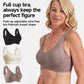 🎁Köp 1 få 1 gratis💕Ribbad push-up-bh utan bygel för kvinnor, med justerbar passform