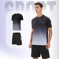 Sportset för herr med T-shirt & shorts