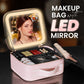 🌸 50 % RABATT NU! 🌸 LED-sminkväska med spegel – allt-i-ett för smink, resa & touch-ups, perfekt present 🎁