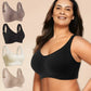🎁Köp 1 få 1 gratis💕Ribbad push-up-bh utan bygel för kvinnor, med justerbar passform