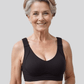 🎁Köp 1 få 1 gratis💕Ribbad push-up-bh utan bygel för kvinnor, med justerbar passform