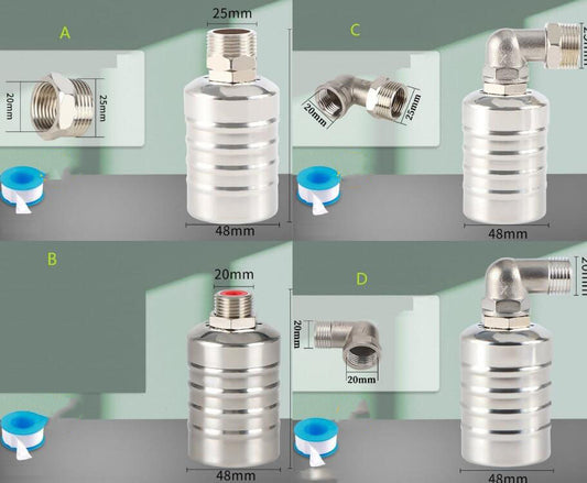 💧50% RABATT⏰ 304 rostfritt stål helt automatisk flytventil, reglerar vattennivån av sig själv – pålitlig och vattenbesparande för tank och trädgård🚰