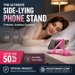 📱🔥🎁Köp 1 få 1 gratis🔥 Telefonstativ med flera vinklar som passar för liggande ställning – justerbar telefonhållare för skrivbord med tre lägen, stabilt stöd för handsfree-användning i sängen, på soffan och vid skrivbordet