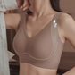 🎁Köp 1 få 1 gratis💕Ribbad push-up-bh utan bygel för kvinnor, med justerbar passform