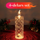 🕯️ 50 % RABATT NU! ✨ LED-kristallljus - Romantiska bordslampor för natt🎁