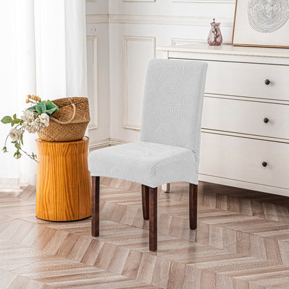 🪑50 % RABATT ✨ Vattentät stolsskydd med tallriksmönster, perfekt för matstolar