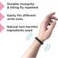 Myggavvisande armband – 12-pack