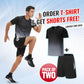 Sportset för herr med T-shirt & shorts