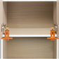 🔥Justerbar Aluminiumlegering Skåpdörr Installationspositionerare för 7-40mm🔧