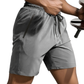 Herrshorts med Bokstavstryck och Dragsko i Midjan
