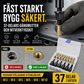 🔧50 % RABATT⚙️Gängad Infästningsnöt Popnit Set med Flat Huvud, praktiskt fästsats för metall och trä