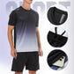 Sportset för herr med T-shirt & shorts