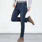 👖 50% RABATT NU! 🧵 Herr Elastiska Jeans med Hög Midja och Rakt Ben – Mjuk Stretchig Bomull & Andningsbar Vardagskomfort 🛠️