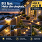 ☀️💡 Solcellsdriven LED-vägglampa för takränna – dekorativ utomhusbelysning för en mysigare uteplats 🏡✨