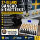🔧50 % RABATT⚙️Gängad Infästningsnöt Popnit Set med Flat Huvud, praktiskt fästsats för metall och trä