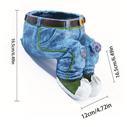 ✨50% RABATT NU!! ✨Kreativ 3D-jeansformad blomkruka