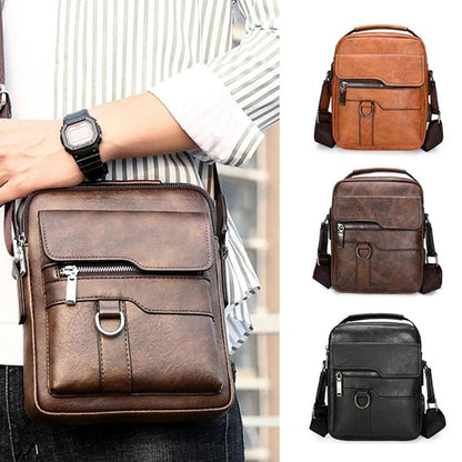 💼 50% RABATT! 🚶‍♂️ Bärbar budväska för män – Slitstark, rymlig & justerbar – perfekt för pendling, resor eller vardagsbruk 📦