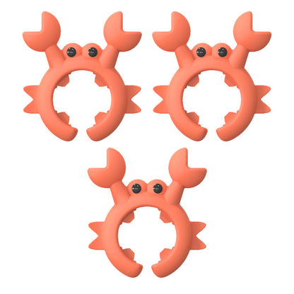 🥳Köp 1 få 1 gratis 🦀 Krabbformad köksredskapshållare – enhandsmanövrerad, spillsäker, värmebeständig och hållbar 🍳✨