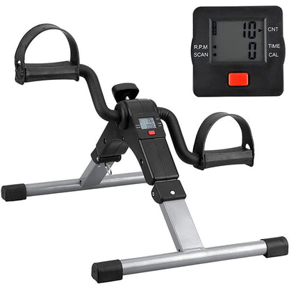 🚴 50% RABATT! ✨ Hopfällbar Minicykel & Pedaltränare med LCD-Display – Träna vid Skrivbordet & i Soffan 🏠