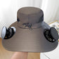 🎁Hot Sale 50%OFF💖Ultralätt Solhatt med Solcellsfläkt