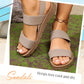 👡 50% RABATT! 🔥 Halkfria Fritidssandaler för Damer med Breda Elastiska Remmar – Bekväm, Stabil & Perfekt För Sommaren ☀️