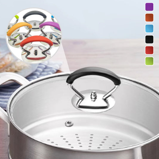 🔥 Köp 1 Få 1 gratis! 🧤 Silikon grytlock anti-skållning ersättningsknopp – värmebeständig, universell & enkel installation – perfekt för köket 🍳