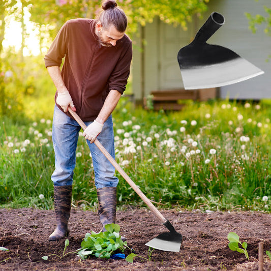 🌱🔥50% RABATT⏰Kraftigt hackhuvud i stål, slitstarkt för lantbruk, trädgård och ogräsrensning✨