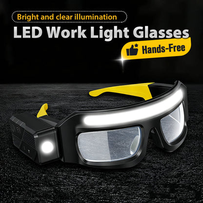 🔧 Tidsbegränsad 50% rabatt!🔍 Handsfria arbetsglasögon med inbyggd LED-belysning, perfekt för finreparationer ✨
