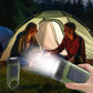 🔦50% RABATT☀️ Utomhus nödlampa, handvev/sol/USB 3 laddsätt, perfekt för camping och nödsituationer