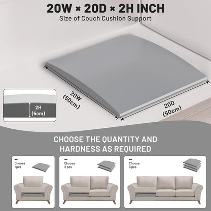 🛋️ SISTA DAGEN - KÖP 2 FÅ 3! ✨ Couch Stöddyna för Hängande Säten - Högdensitets Skum med Nedslipad Bas för Bättre Komfort & Ryggstöd 🏠💫