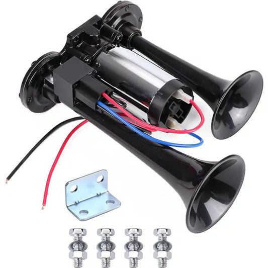 50 % RABATT📢 150 dB lastbilshögtalare｜🔧 Verktygsfri installation｜⚡ 12V/24V universal