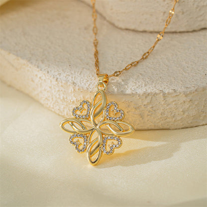 ✨50% RABATT📿Unisex Hekseknop Hängsmycke Halsband, elegant stil för dagligt bruk✨