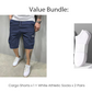 Herrshorts i casual stil med dragsko i midjan