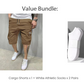 Herrshorts i casual stil med dragsko i midjan
