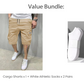 Herrshorts i casual stil med dragsko i midjan