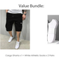 Herrshorts i casual stil med dragsko i midjan