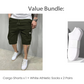 Herrshorts i casual stil med dragsko i midjan