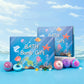 🛁🌊 Havstema Badbomber | 60g*12 St, Skummande Badtid & Rolig Presentidé ✨