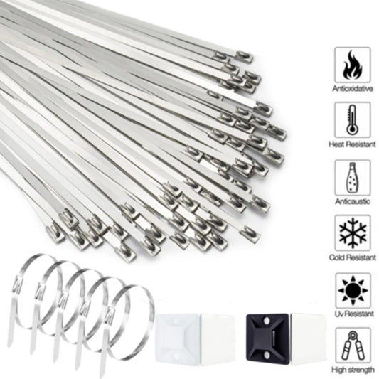 🔩 50 % RABATT NU! ⛓️ Rostfria stålband – värmebeständiga, vattentåliga & slitstarka – 300 lbs kapacitet – perfekt för utomhusbruk 🌧️