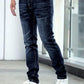 👖 55% RABATT! 🔥 Moderna Stretchjeans i Slim Fit – Vintage-tvättad, Bekväm Stretch & Perfekt för Vardagsbruk 💙