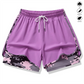 🏃‍♀️ 50% RABATT 🔥 | 2-i-1 Sportshorts – Andningsbart & Kamouflagefoder