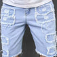 🩳 50% RABATT NU!🔥 Herr Rivna Jeansshorts – Djärv Street Style & Sommarkomfort – Distressed Denim Shorts 🛹