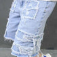 🩳 50% RABATT NU!🔥 Herr Rivna Jeansshorts – Djärv Street Style & Sommarkomfort – Distressed Denim Shorts 🛹