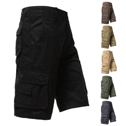 🩳 50% RABATT NU!🏕️ Herr Utomhus Cargo Shorts – Flera Fickor & Andningsbar – Hållbara Casual Sommarshorts 🔥