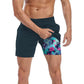 🩳 50% RABATT! 🏃 Herr 2-i-1 Shorts med Komfortfoder – Andningsbar, Stretchig & Perfekt För Sport & Fritid 💪