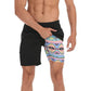 🩳 50% RABATT! 🏃 Herr 2-i-1 Shorts med Komfortfoder – Andningsbar, Stretchig & Perfekt För Sport & Fritid 💪